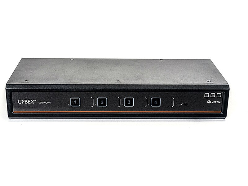 Vertiv Cybex Secure DPH SC940DPH-400 USB DisplayPort HDMI 4-Port KVM Switch