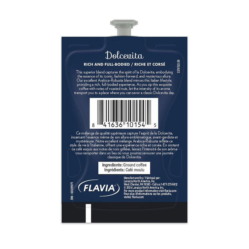 Lavazza Dolcevita Classico Coffee Flavia Freshpacks, Medium Roast, 76/Carton (MDR01040)