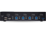 StarTech D86A2-4-PORT-8K-KVM USB DisplayPort 4-Port KVM Switch