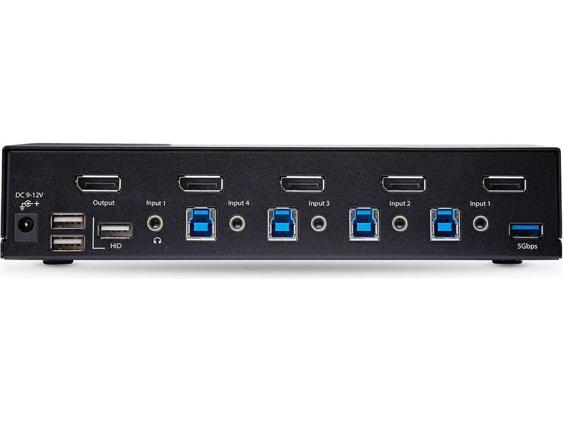 StarTech D86A2-4-PORT-8K-KVM USB DisplayPort 4-Port KVM Switch