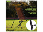 Champion Sports Lacrosse Ball Rebounder, Black/Orange (LBT10)