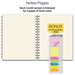 2026 Global Printed Products 5-Cover 8.5" x 11" Calendar Year Monthly Standard Planner, Paperboard Cover (NRY26-8511M-F)