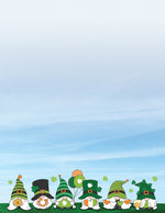 Great Papers Sky Party Irish Gnomes Everyday Letterhead, Multicolored, 50 Sheets/Pack (2025003)