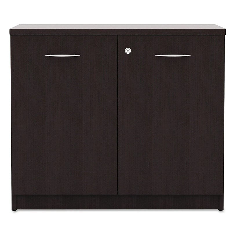 Alera Valencia Series Storage Cabinet, 34w X 22 3/4d X 29 1/2h, Espresso (ALEVA613622ES)