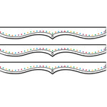 Creative Teaching Press EZ Border, 2.75" x 3" x 2', Color Dotted Swirl, 24/Pack, 3 Packs/Bundle (CTP10484-3)
