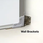 Excello Global Products Wall-Mounted Magnetic Steel Dry-Erase Whiteboard, 40" x 60" (EGP-HD-0551)