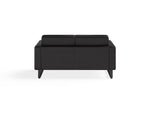 Safco Mirella 54" Vinyl Lounge Settee, Black (1731MRL2BLKBL)