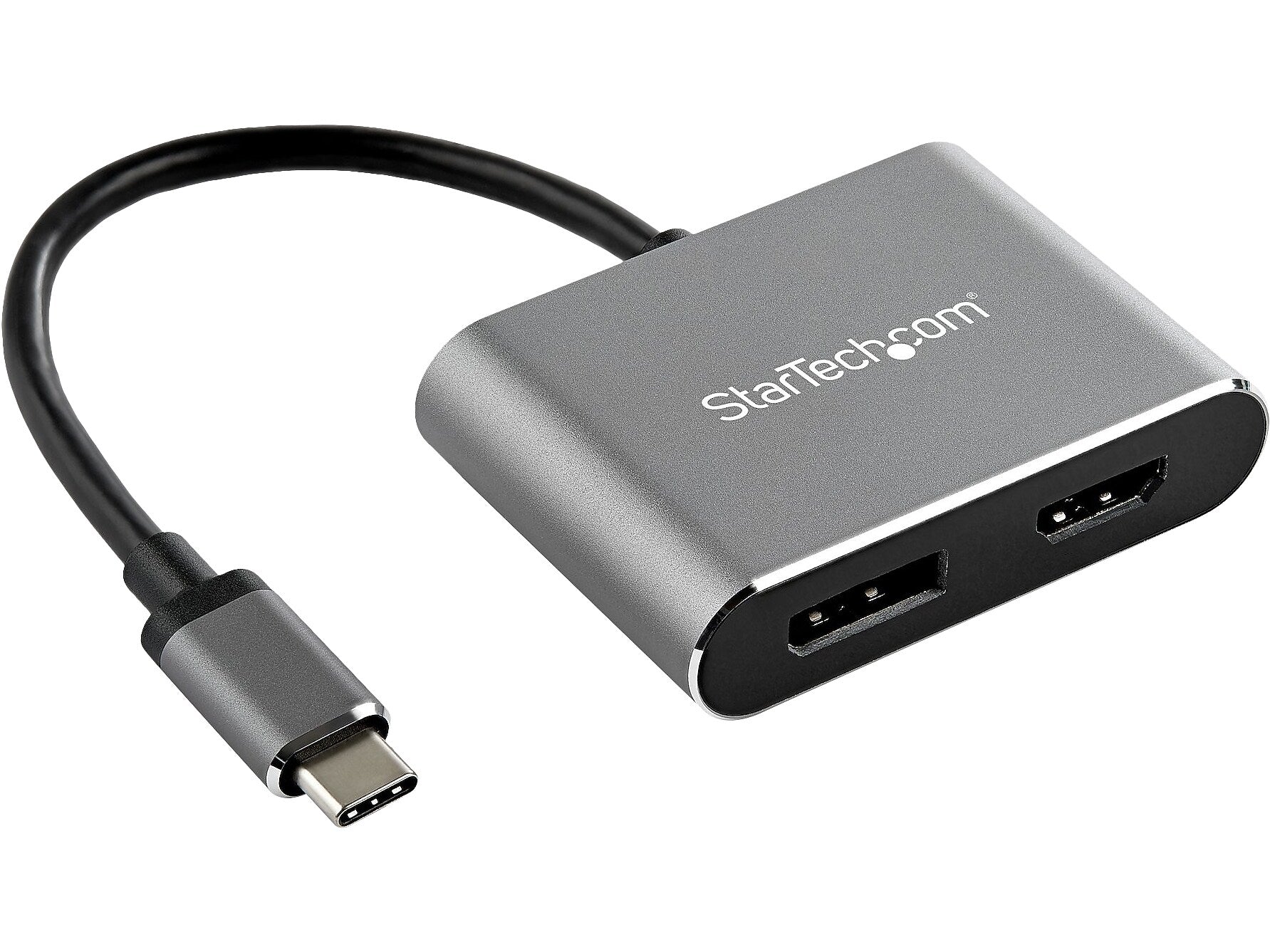 StarTech USB-C to HDMI/DisplayPort Video Adapter, Space Gray (CDP2DPHD)