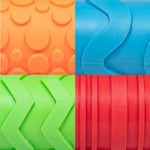 Ready2Learn Paint & Clay Texture Rollers, Assorted Colors, 4/Set (CE-6665)