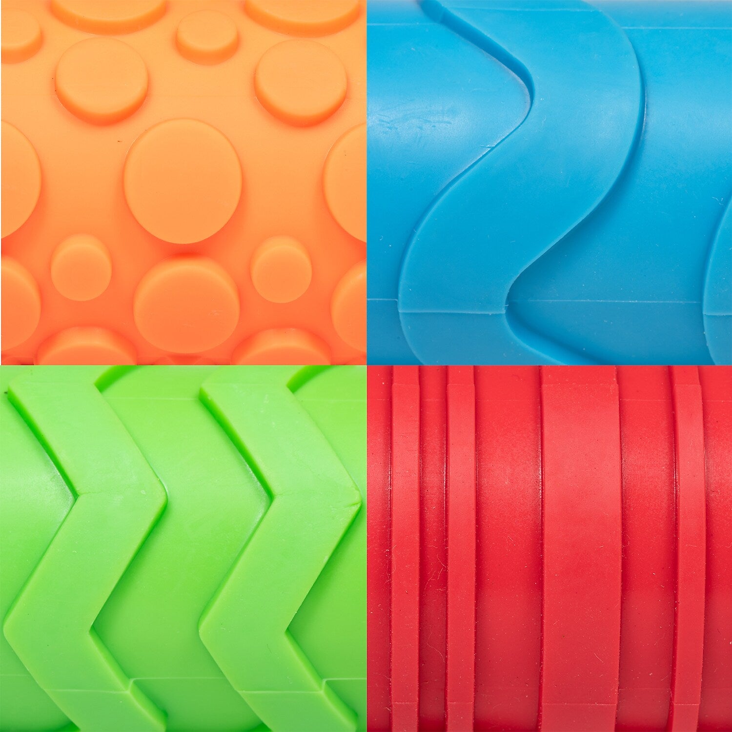 Ready2Learn Paint & Clay Texture Rollers, Assorted Colors, 4/Set (CE-6665)