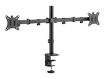 V7 Adjustable Dual Mounting Kit, Up to 32" Monitor, Black (DM1GCD)