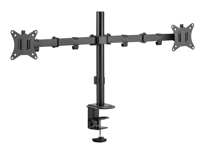 V7 Adjustable Dual Mounting Kit, Up to 32" Monitor, Black (DM1GCD)