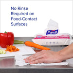 PURELL Foodservice Disinfecting Wipes, 72 Wipes/Pack (9371-12)