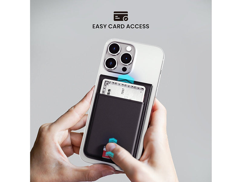 JOURNEY EZMO Magnetic MagSafe Wallet and Phone Stand, Black (JKW5BK)