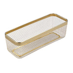 mDesign Steel Organizer, Soft Brass (25959)