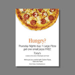 Full Color Poster 18" x 24", 100 lb. White Semi-Gloss, Front Only, Qty 10