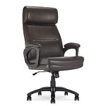 Serta Comfort Big & Tall Ergonomic Bonded Leather Swivel Executive Office Chair, Brown (CHR10131B)