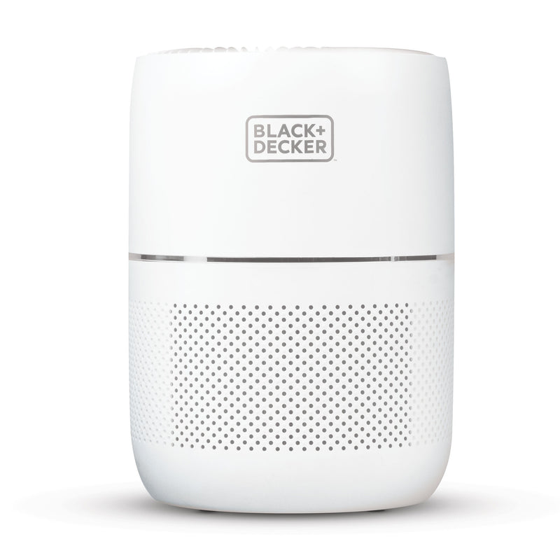 Black & Decker HEPA Tabletop Air Purifier, 3-Speed, White (BAPT01)