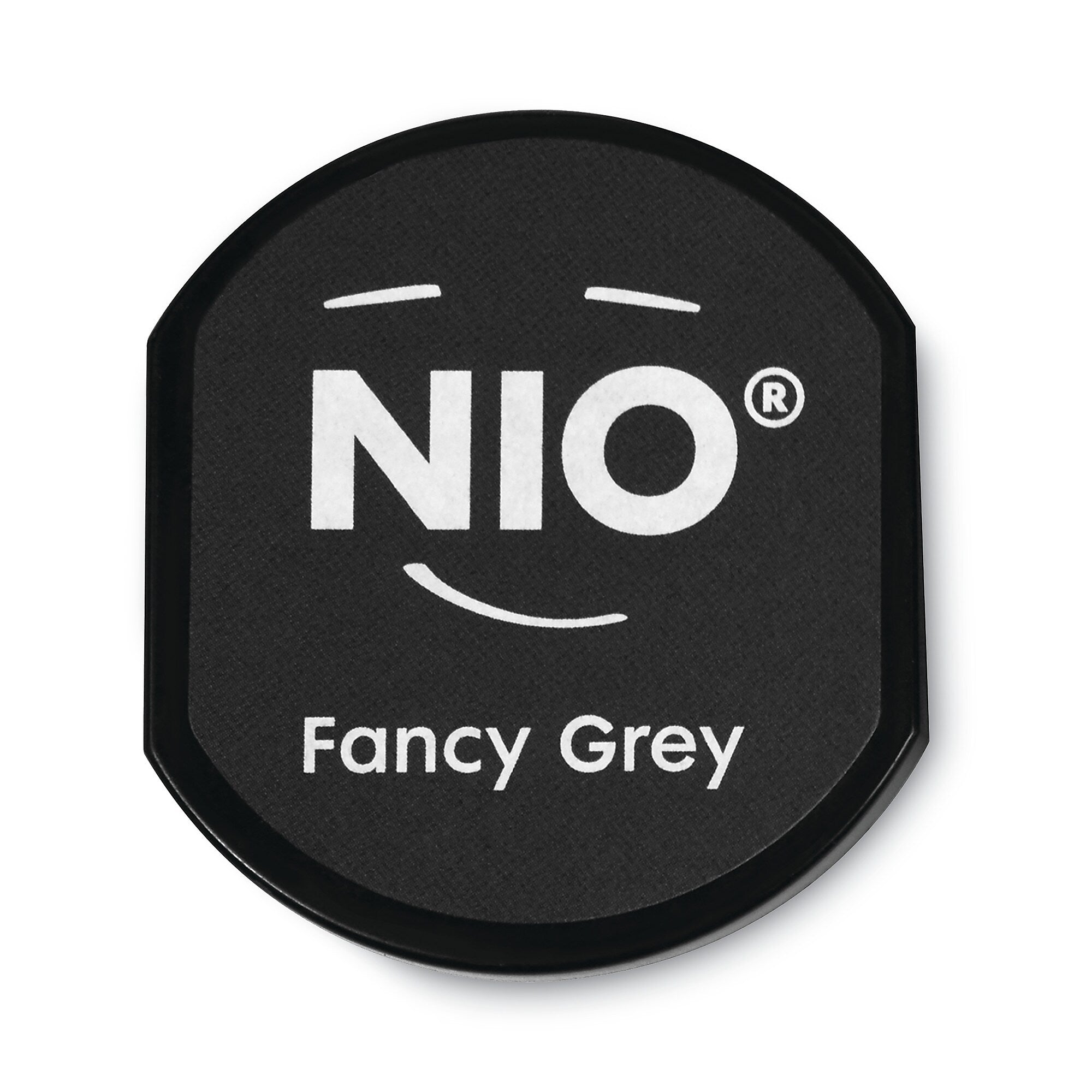 NIO® Ink Pad for NIO Stamp with Voucher, 2.75" x 2.75", Fancy Gray