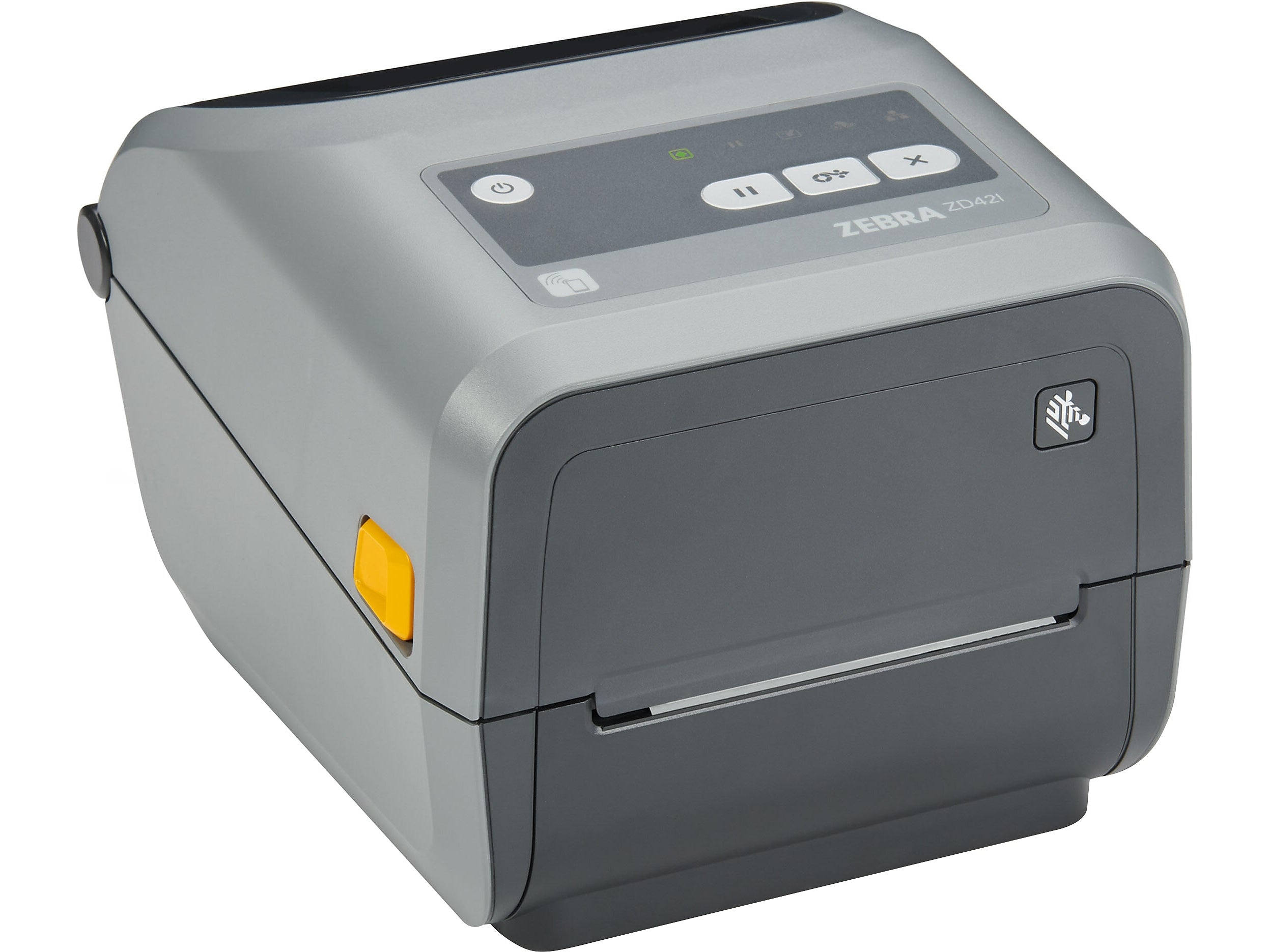 Zebra ZD4A042-D01E00EZ ZD421 Thermal Transfer POS Barcode Printer, USB/Ethernet/Bluetooth/NFC, Gray
