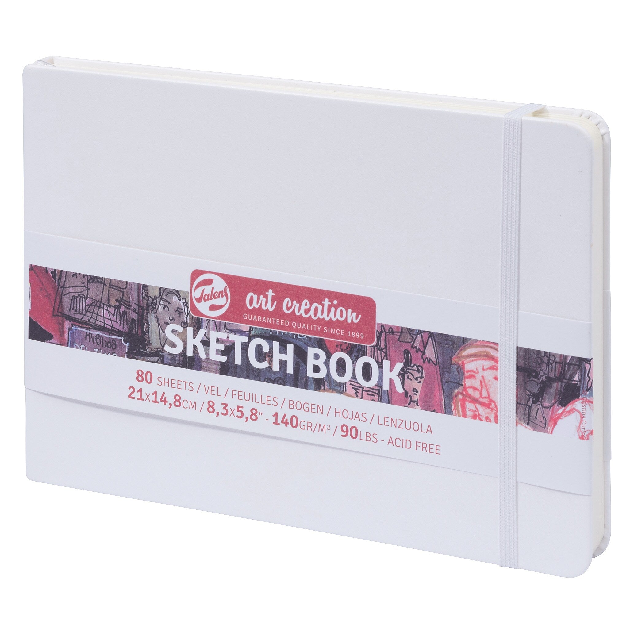 Talens Art Creation 8.3" x 5.8" Sketch Book, 80 Sheets/Book, 3/Bundle (TLN9314105M-3)