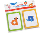 hand2mind Mnemonic Picture Alphabet Jumbo Flash Cards, 26/Set (96238)