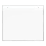 Deflecto Classic Image Document Holder, 8.5" x 11", Horizontal, Wall Mounted, Clear Plastic (68301)