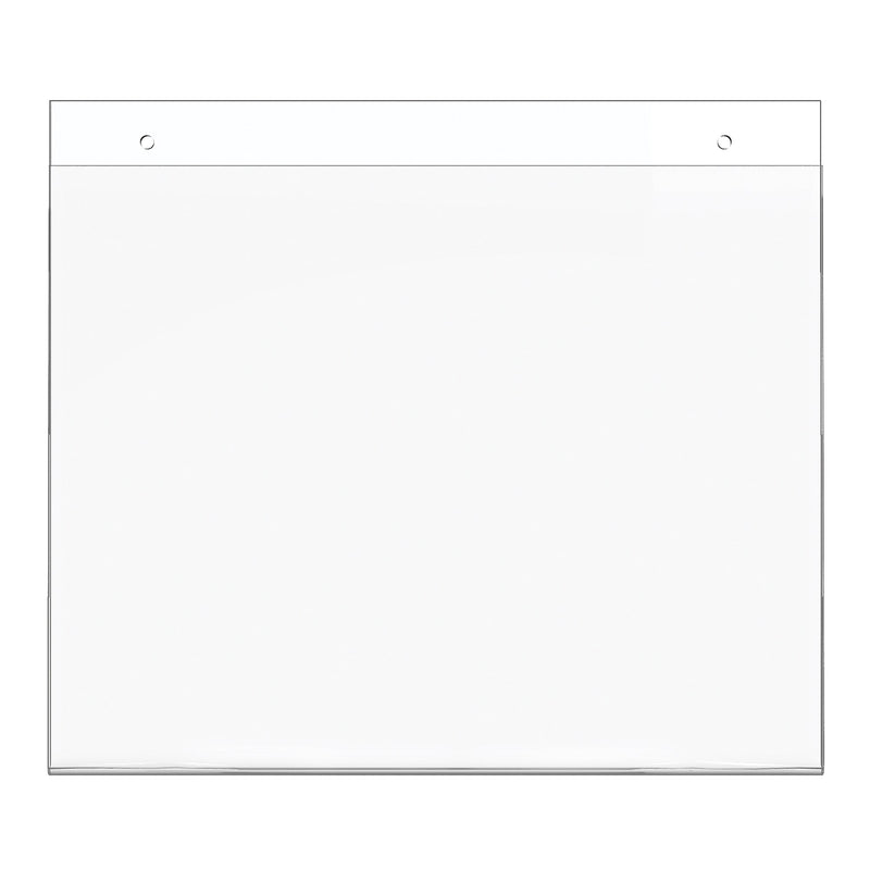 Deflecto Classic Image Document Holder, 8.5" x 11", Horizontal, Wall Mounted, Clear Plastic (68301)