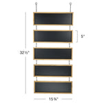 Excello Global Products Hanging 5-Piece Chalkboard Sign (EGP-HD-0289)