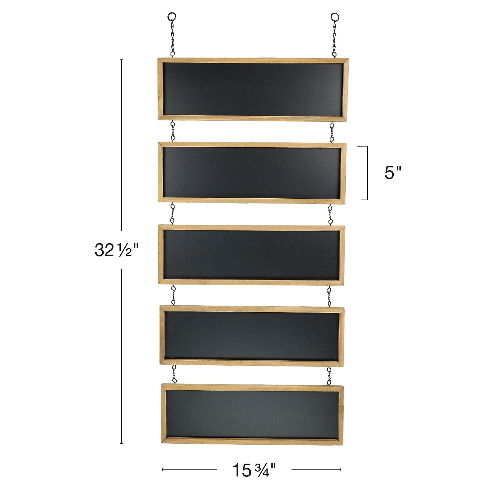 Excello Global Products Hanging 5-Piece Chalkboard Sign (EGP-HD-0289)