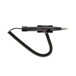 CONTROLTEK® Wedgy Secure Ballpoint Counter Pen, Fine 0.5 mm, Black Ink, Black