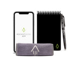 Rocketbook Mini Reusable Smart Notepad, 3.5" x 5.5", Dot-Grid Ruled, 48 Sheets, Black (EVR-M-RC-A-FR)