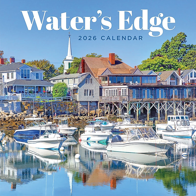 2026 TF Publishing Water's Edge 12" x 12" Monthly Wall Calendar (26-1049)