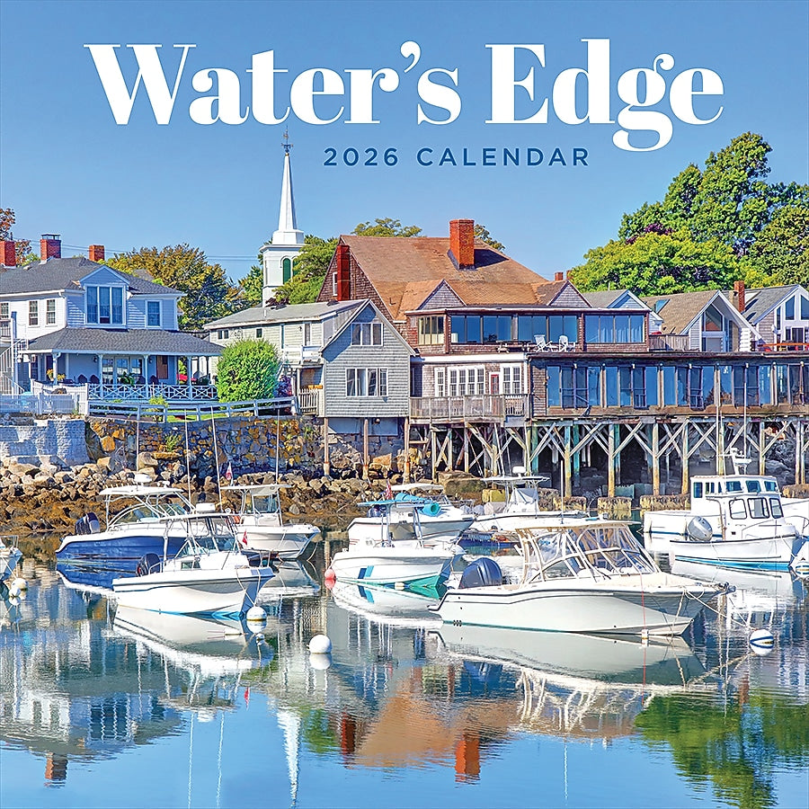 2026 TF Publishing Water's Edge 12" x 12" Monthly Wall Calendar (26-1049)