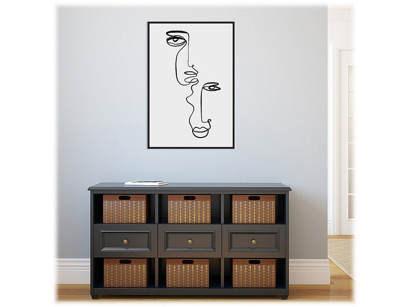 Amanti Art Faces 2, Canvas, 23" x 33" (A42675515423)