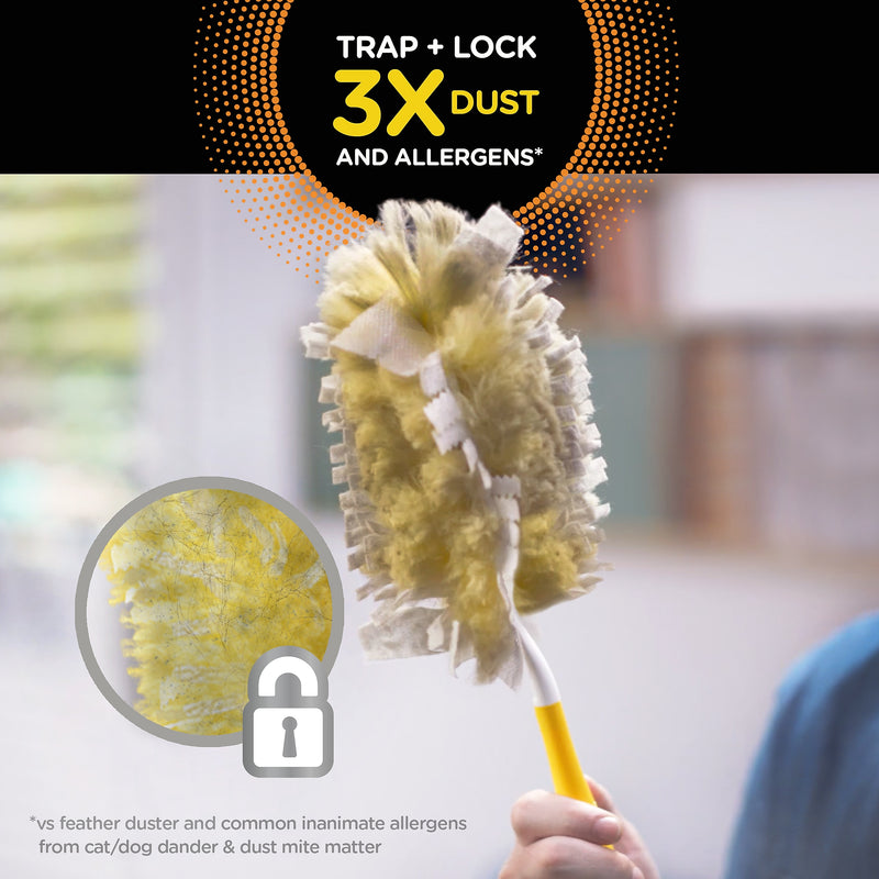 Swiffer Heavy Duty Microfiber Duster Refills, Yellow, 6 Dusters/Pack (16944)