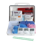 First Aid Only Bloodborne Pathogen Spill Kit & PPE Kit with CPR Pack, 29 Pieces (216-O)