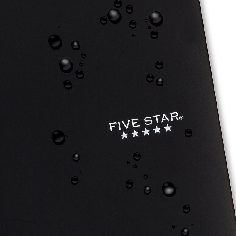 Five Star 1-Subject Notebook, 8.5" x 11", College Ruled, 100 Sheets, Black (72057)
