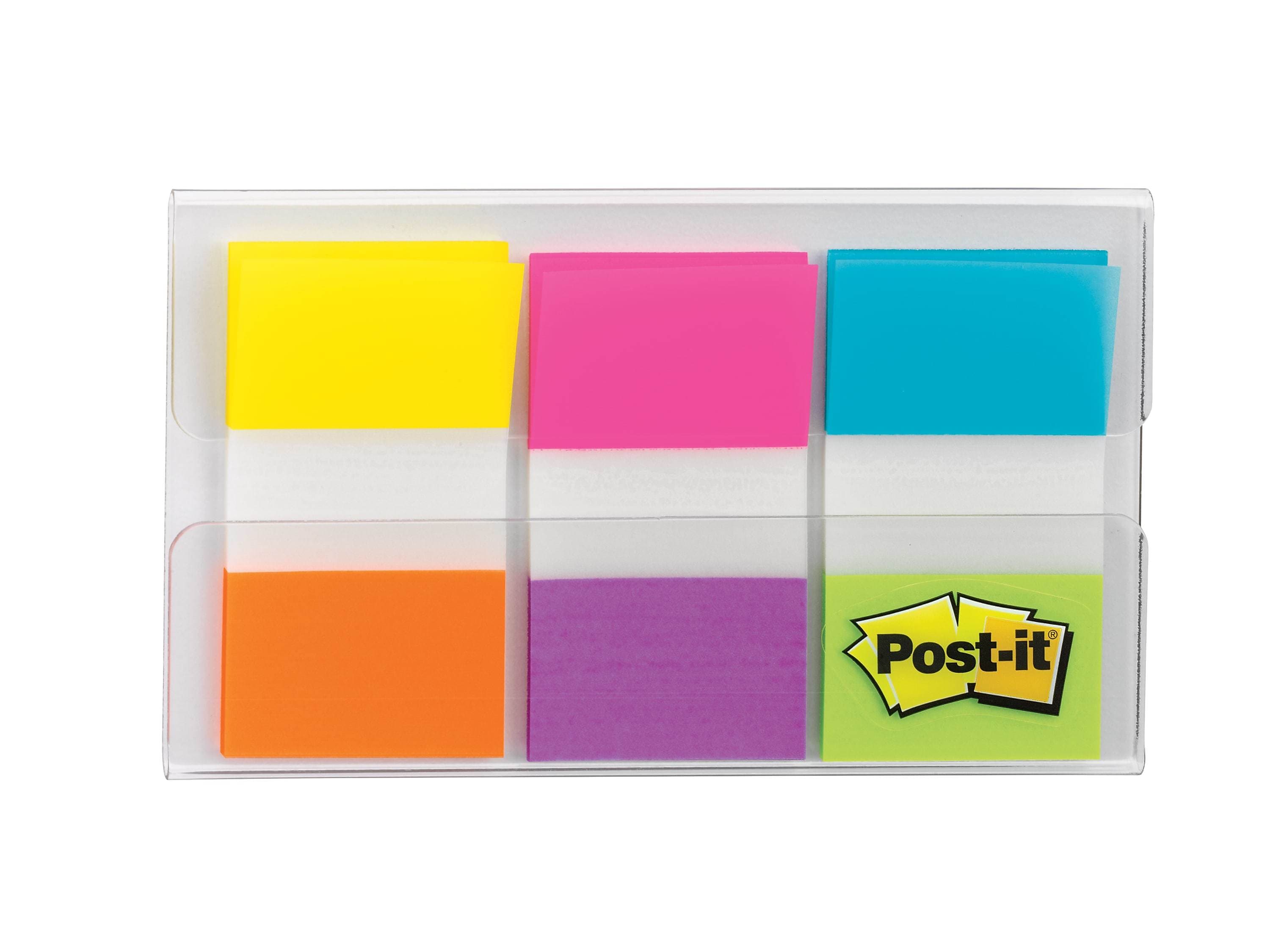 Post-it Flags, .94", Alternating Electric Glow Collection, 60 Flags/Pack (680-EG-ALT)