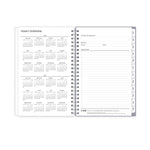 2026 Blue Sky Ru Du Flore 5" x 8"  Weekly & Monthly Planner, Plastic Cover, Multicolored (101603-26)