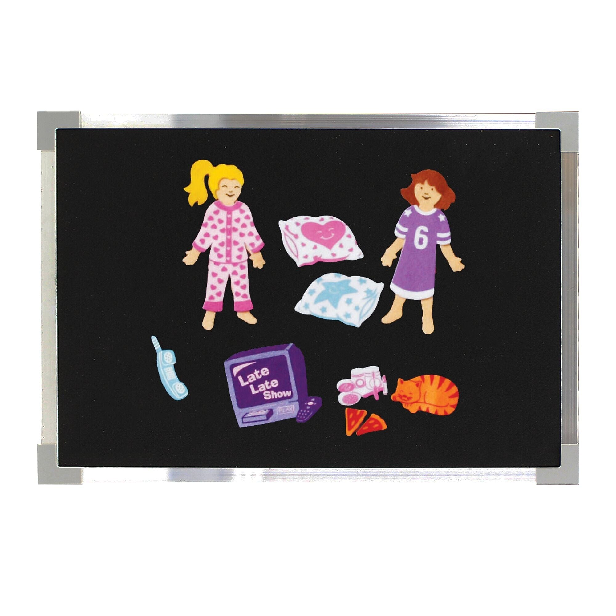 Flipside Flannel Board, 18" x 24", Black (17152)