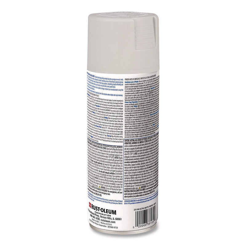 Rust-Oleum Painter's Touch 2X Ultra Cover Spray Paint, Gray, 12 oz., 6/Carton (331184)