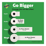 Bounty Select-A-Size Double Plus Paper Towels, 2-Ply, 103 Sheets/Roll, 8 Rolls/Pack (80835948)