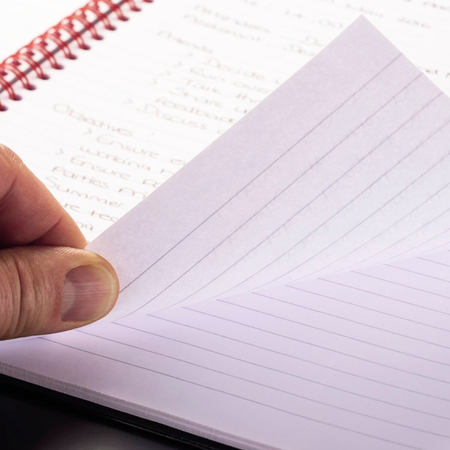 Black N' Red 1-Subject Professional Notebooks, 3.75" x 5.625", Wide Ruled, 70 Sheets, Black (JDKF67010)