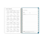 2026 Blue Sky Bakah 5" x 8"  Weekly & Monthly Planner, Plastic Cover, Multicolored (137260-26)