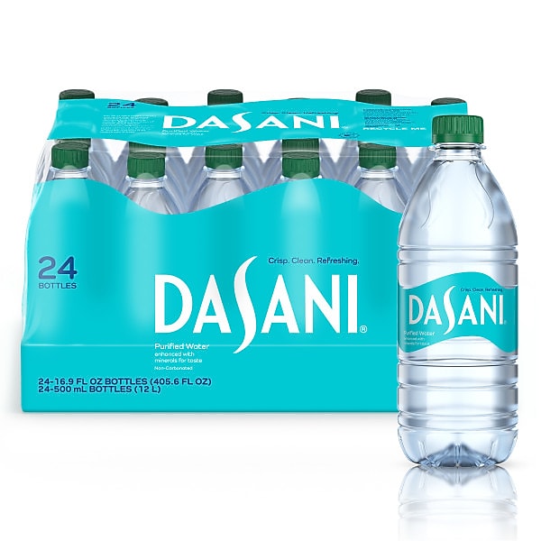 Dasani Purified Water, 16.9 oz., 24/Carton (00049000031652)