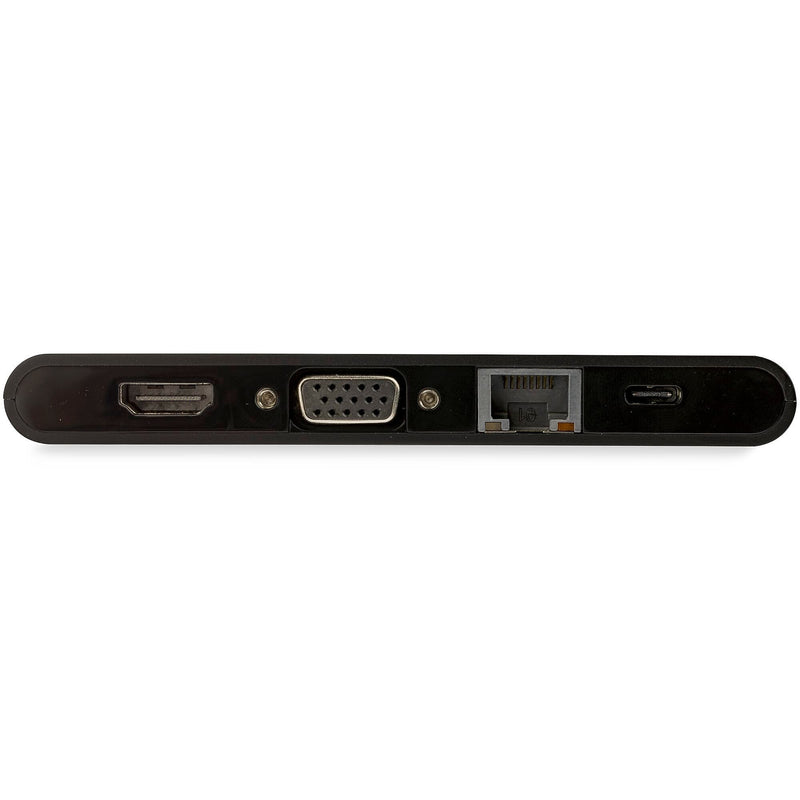 StarTech.com USB-C to HDMI/VGA/USB-A/MicroSD/SD/GbE Multiport Adapter, Male to Female, 100W PD, Laptop Mini Dock (DKT30CHVSCPD)