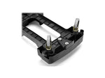 Alpine Industries Rectangular Trash Can Dolly, 200 lb. Weight Capacity, Black, 2/Pack (ALP477-DOLLY-2PK)