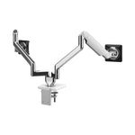 Humanscale Dual Monitor Arm, Polished Aluminum (X22DBW)