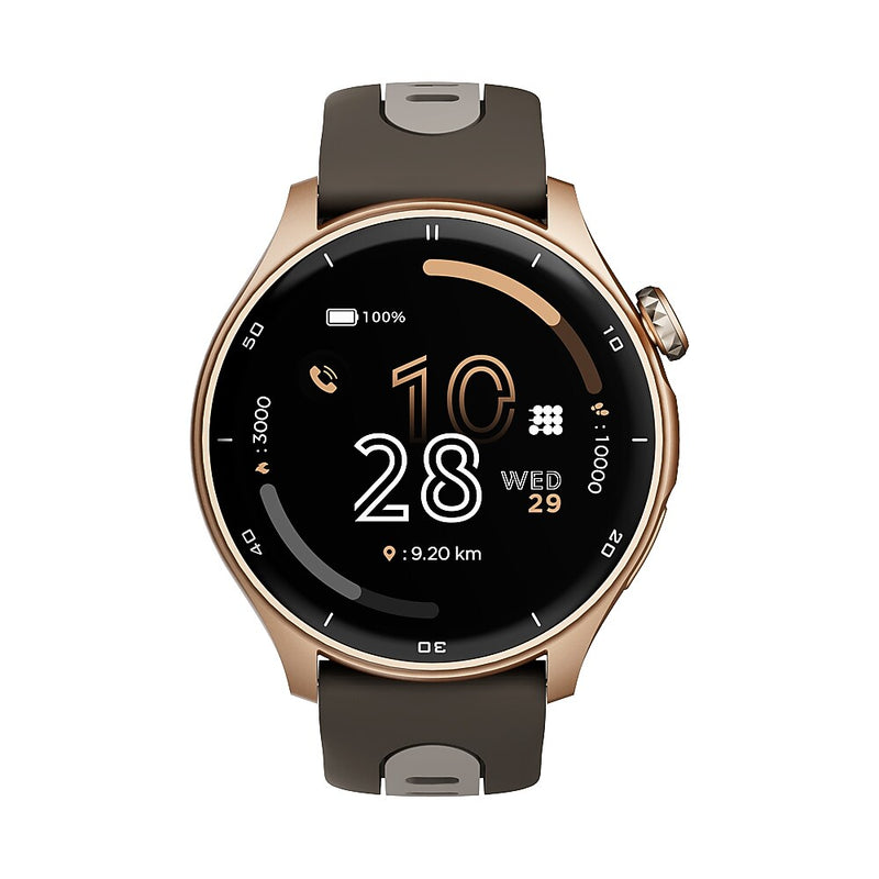Cubitt AURA Pro Smartwatch, GPS, 36.32mm, Aluminum Case, Mocha Brown Sport Band (CT-AURAP9)